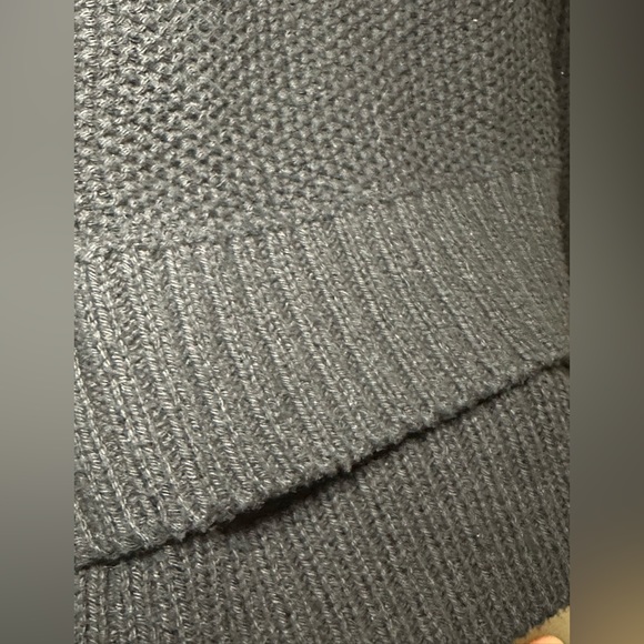 Planet By Lauren G Knit Sweater One Size Black EUC Made in Peru - Picture 6 of 9